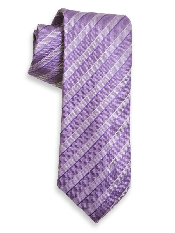 Boy's Tie 13694 Purple/White
