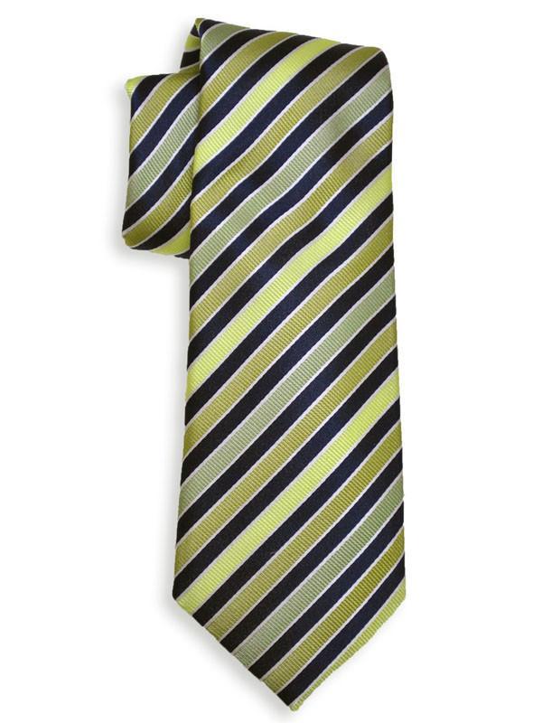 Boy's Tie 13696 Green/Navy