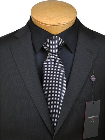 Image of John Varvatos 100% Tropical Worsted Wool 13750 Black Boy's Suit - Stripe - Black