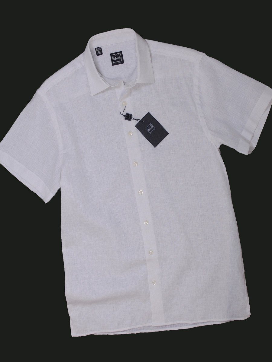 Boy's Sport Shirt 13899 White Linen