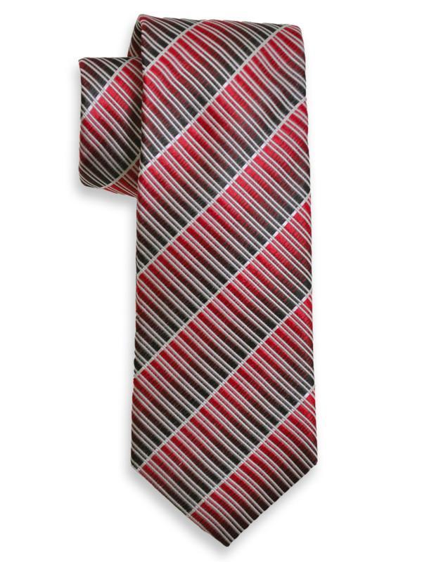 Boy's Tie 13979 Red/Silver/Black