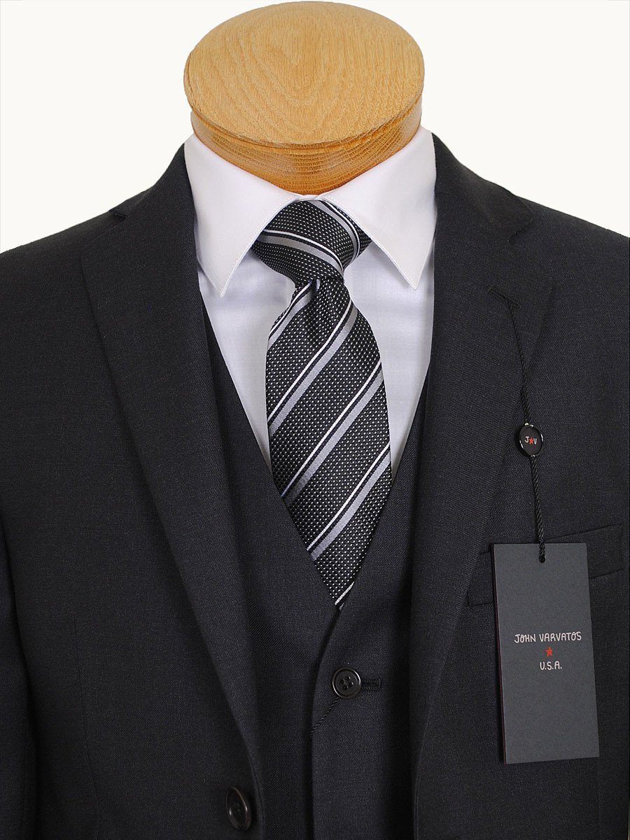 John Varvatos 14327 Charcoal Boy's Suit Separate Jacket - Solid Gabardine - 100% Tropical Worsted Wool
