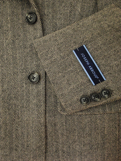 Joseph Abboud 14395 Boy's Sport Coat - Herringbone - Tan/black