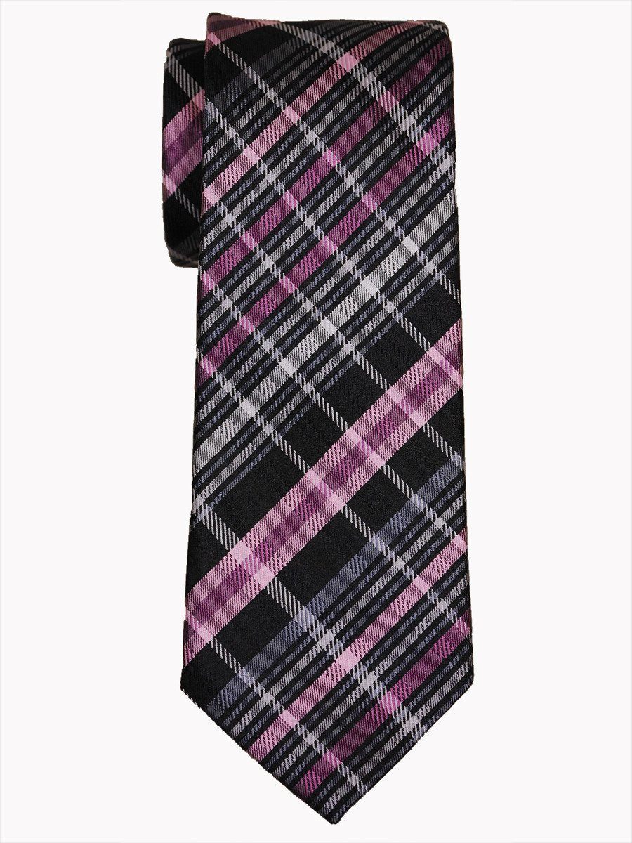 Boy's Tie 14473 Black/Pink/Grey