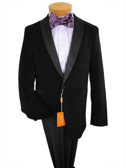Tallia 14395 Boy's Sport Coat - Dinner Jacket - Black