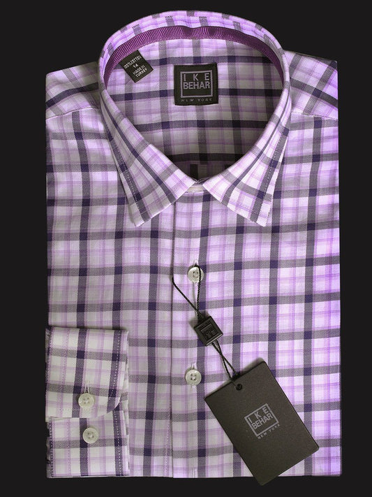 Boy's Sport Shirt 14670 Navy/Purple