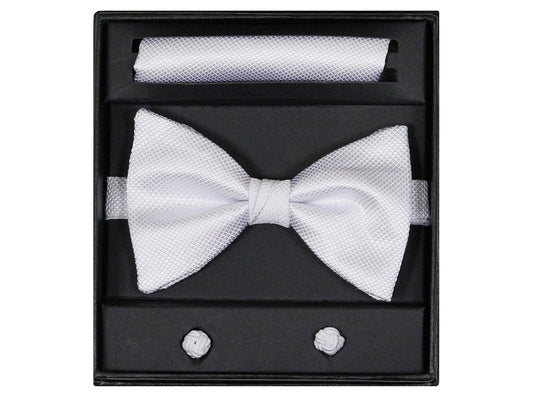 Boy's Bow Tie Box Set 14925 White Boys Bow Tie Giorgio Bissoni 