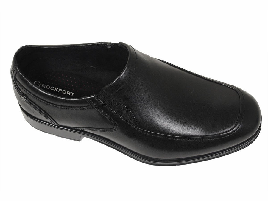 Rockport 15272 100% Leather Boy's Shoe - Slip-On - Black Boys Shoes Rockport 