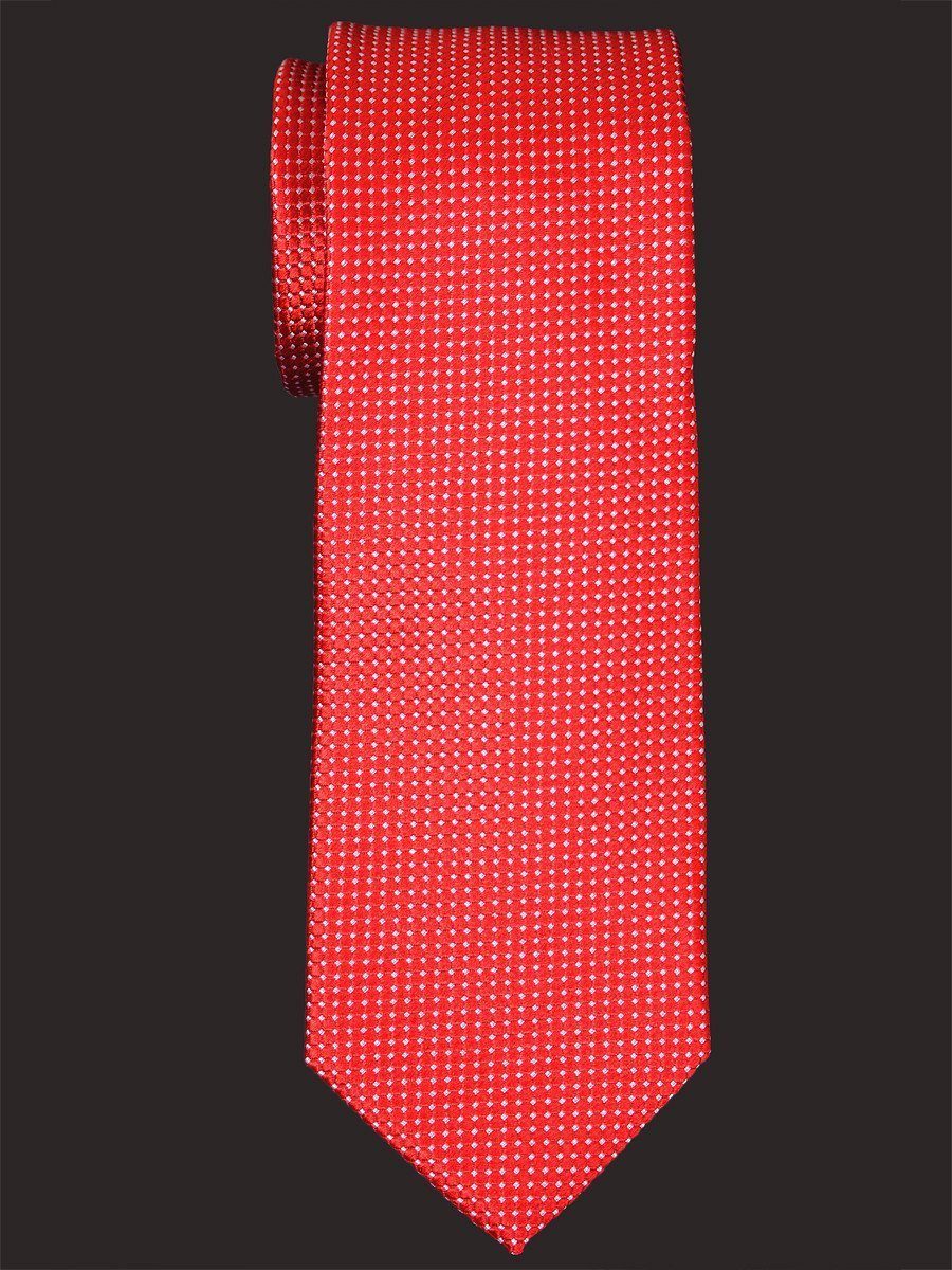 Heritage House 16017 100% Woven Silk Boy's Tie - Neat - Red
