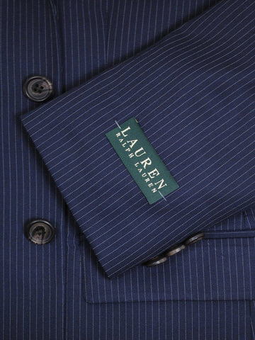 Image of Lauren Ralph Lauren 16275 Navy Boy's Suit Separate Jacket- Stripe - 65% Polyester / 35% Rayon