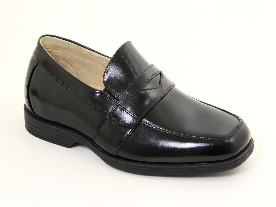 Florsheim 16558 Black Boy's Dress Shoes - Penny Loafer - Leather