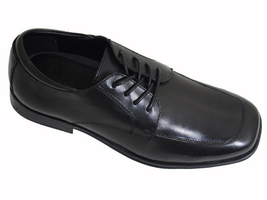 Kenneth Cole Reaction16964 Black Boy's Dress Shoes - Lace-Up - Moc Toe - Leather