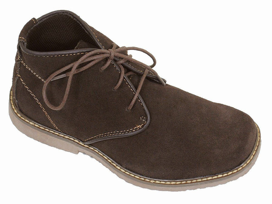 Florsheim 17088 Suede Leather Upper Boy's Shoe - Boot - Chocolate