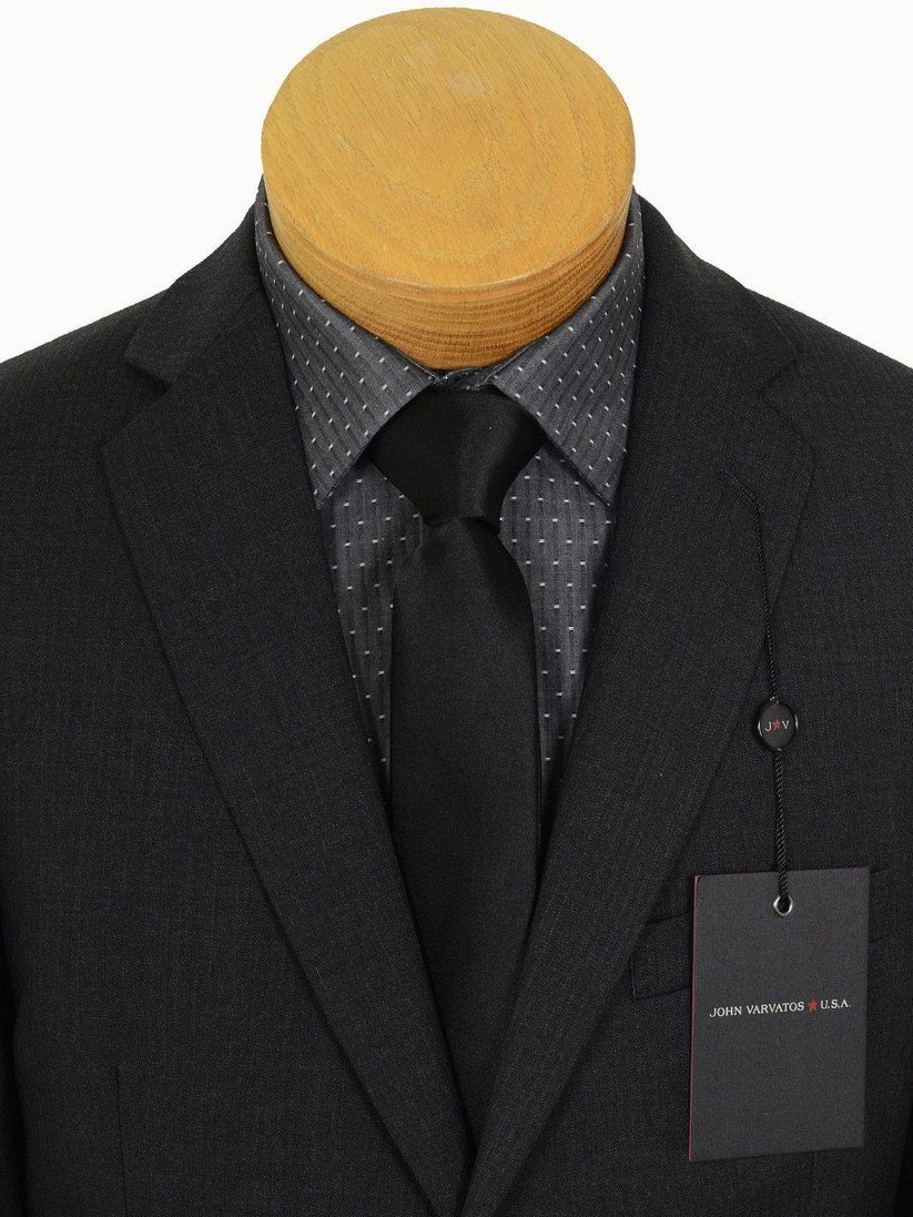 John Varvatos 100% Tropical Worsted Wool 13750 Black Boy's Suit - Stripe - Black main image 1