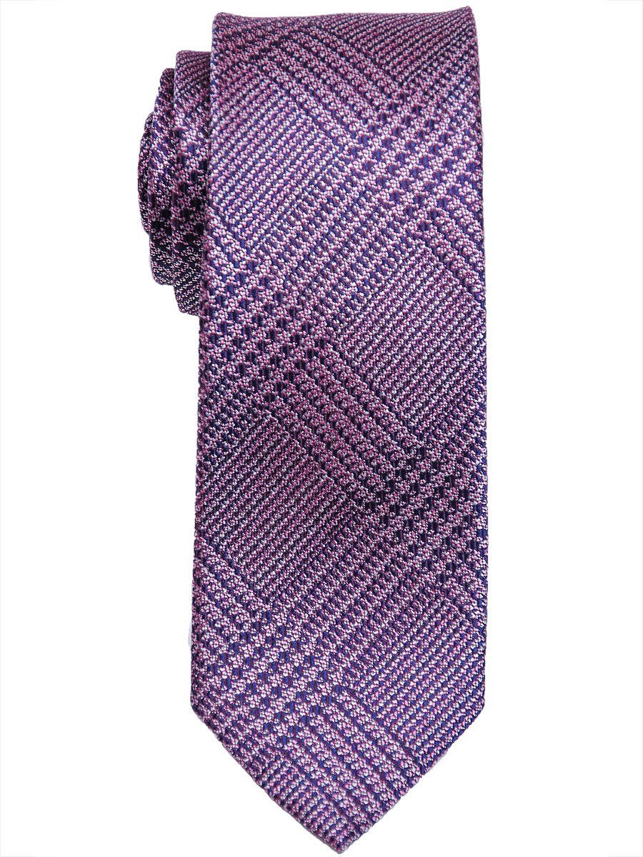 Heritage House 17509 100% Woven Silk Boy's Tie - Neat - Pink/Navy Boys Tie Heritage House 