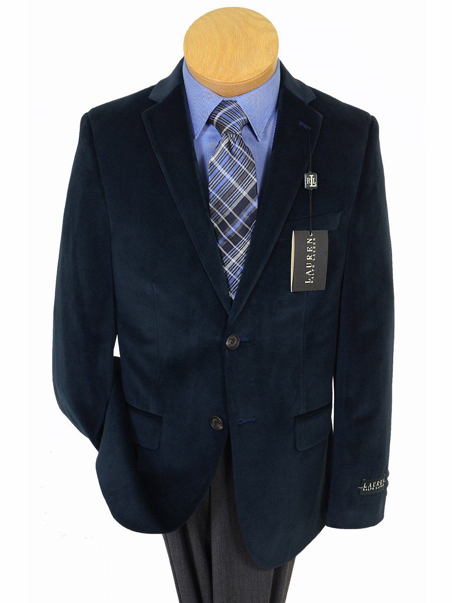 Lauren Ralph Lauren 17892 Navy Boy's Sport Coat/ Jacket - Velvet - 100% Polyester Boys Sport Coat Lauren 