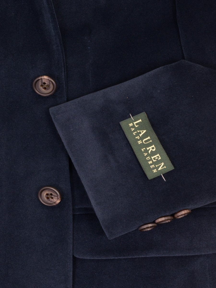 Lauren Ralph Lauren 17892 Navy Boy's Sport Coat/ Jacket - Velvet - 100% Polyester Boys Sport Coat Lauren 