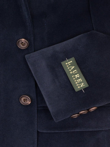 Image of Lauren Ralph Lauren 17892 Navy Boy's Sport Coat/ Jacket - Velvet - 100% Polyester Boys Sport Coat Lauren 