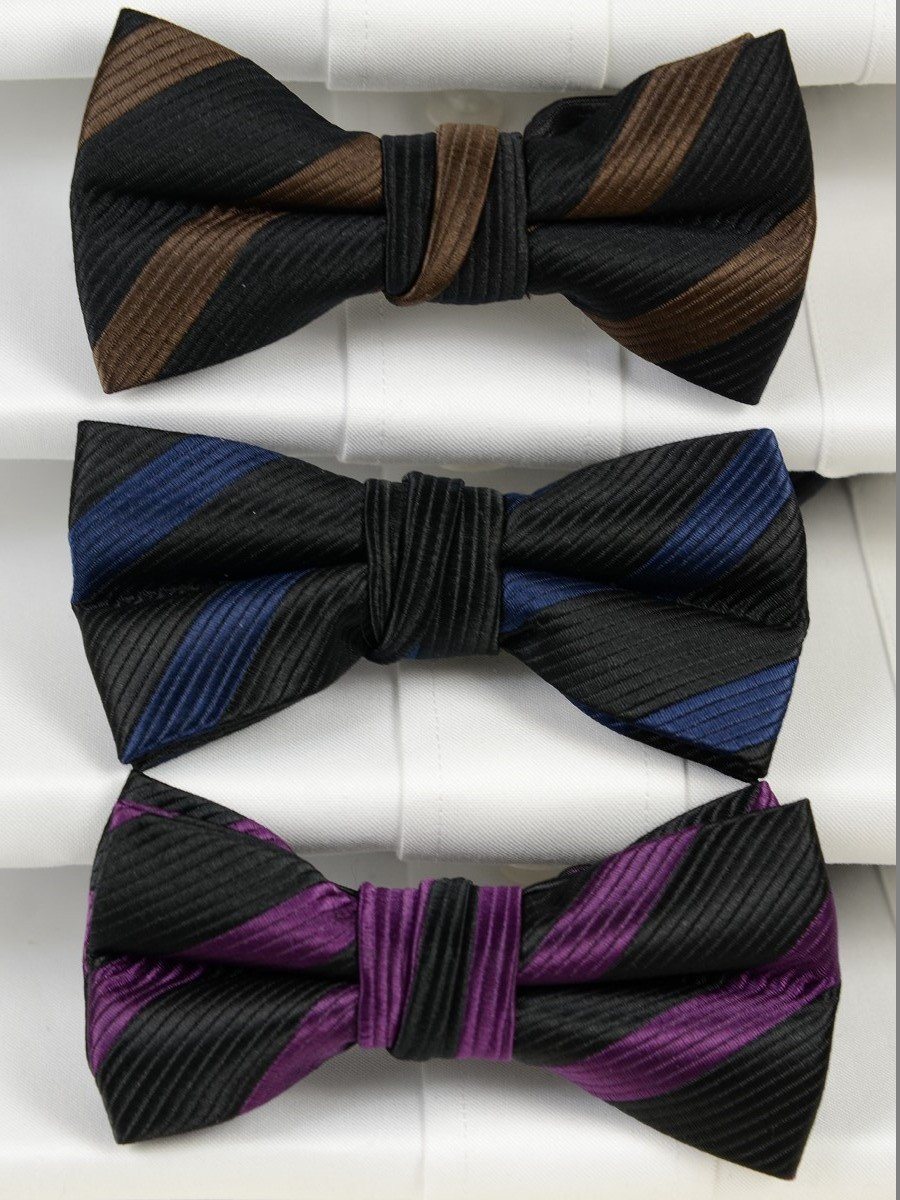 Boy's Bow Ties 17961 Stripes Boys Bow Tie Heritage House 