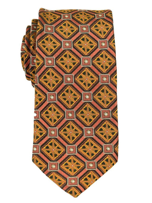 Heritage House 18147 100% Woven Silk Boy's Tie - Neat - Cinnamon Boys Tie Heritage House 
