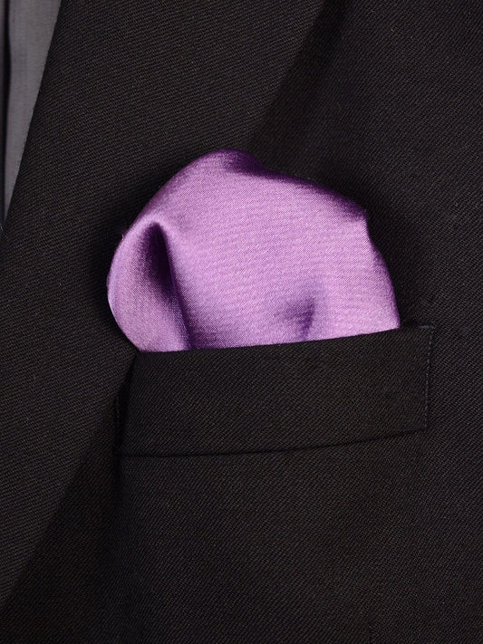 Boy's Pocket Square 18239 Purple Solid Boys Pocket Square Heritage House 