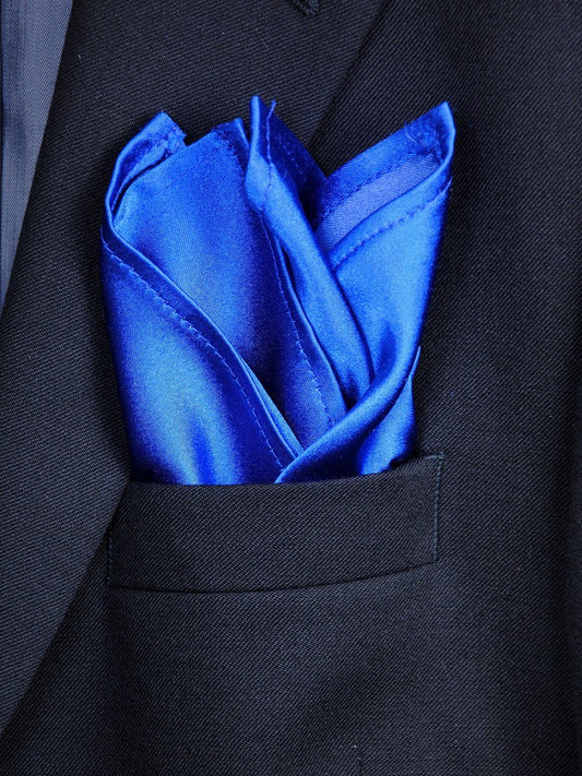 Boy's Pocket Square 18240 Royal Solid Boys Pocket Square Heritage House 