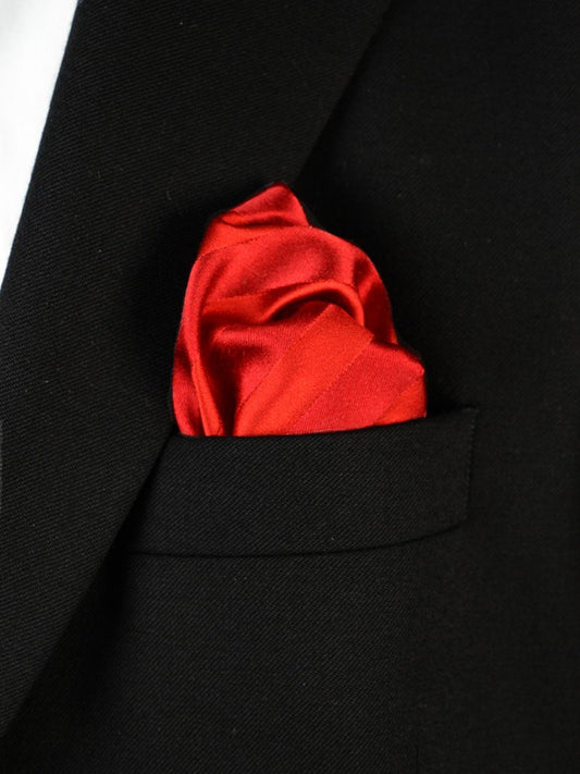 Boy's Pocket Square 18611 Red Tonal Boys Pocket Square Heritage House 