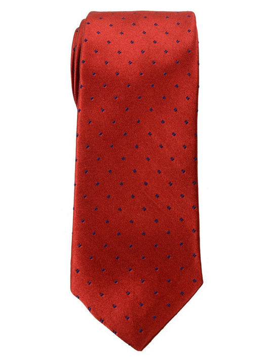 Heritage House 18811 100% Woven Silk Boy's Tie - Neat - Red/Navy Boys Tie Heritage House 