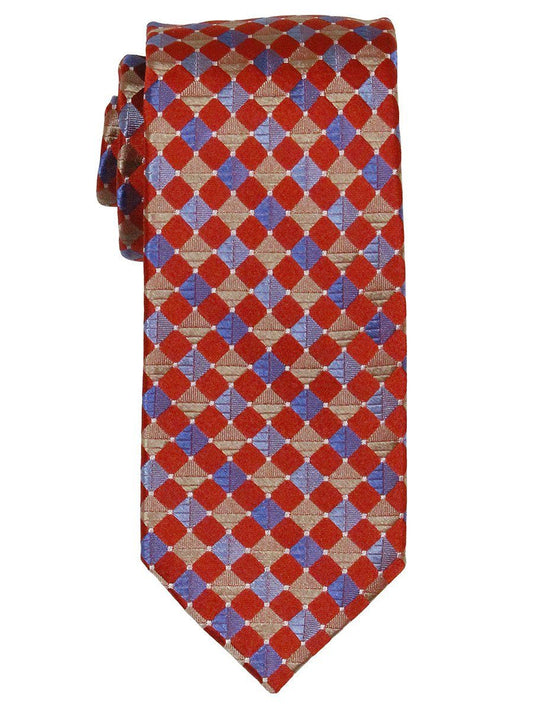 Boy's Tie 18857 Rust/Khaki/Blue Boys Tie Heritage House 