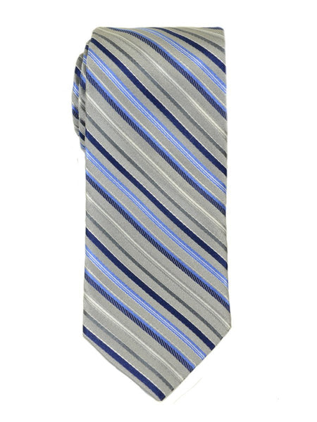 Boy's Tie 18875 Silver/Blue - Heritage House Boy's Suits