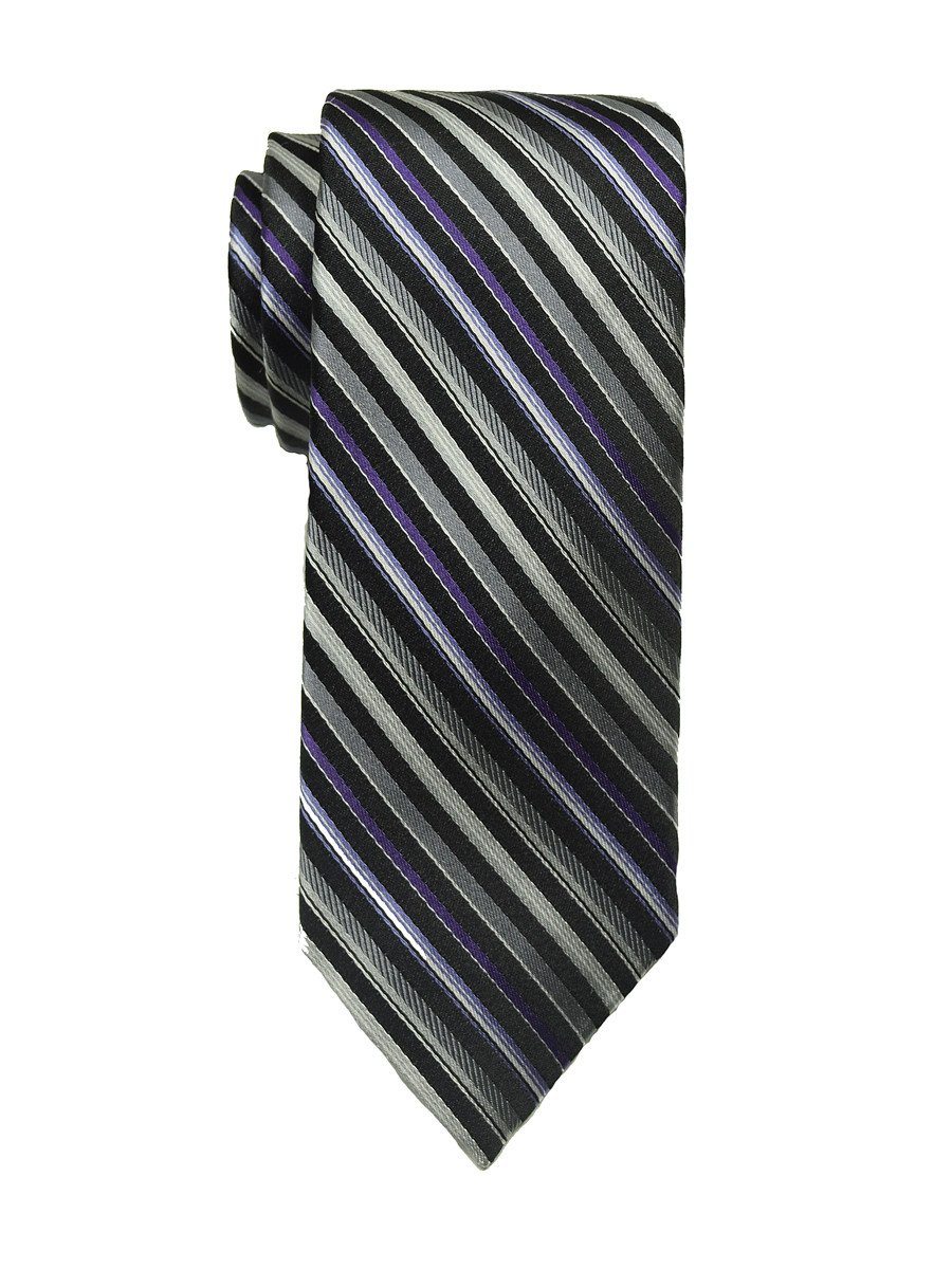 Boy's Tie 18881 Black/Purple/Grey Boys Tie Heritage House 