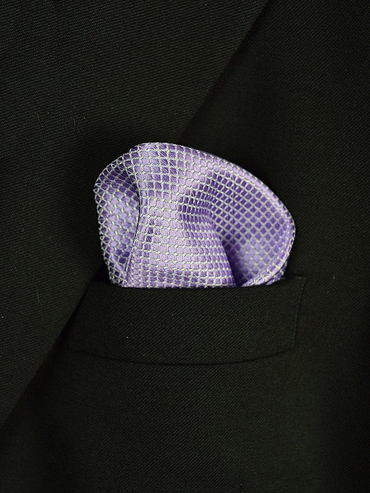 Boy's Pocket Square 18944 Lilac Neat Boys Pocket Square Heritage House 