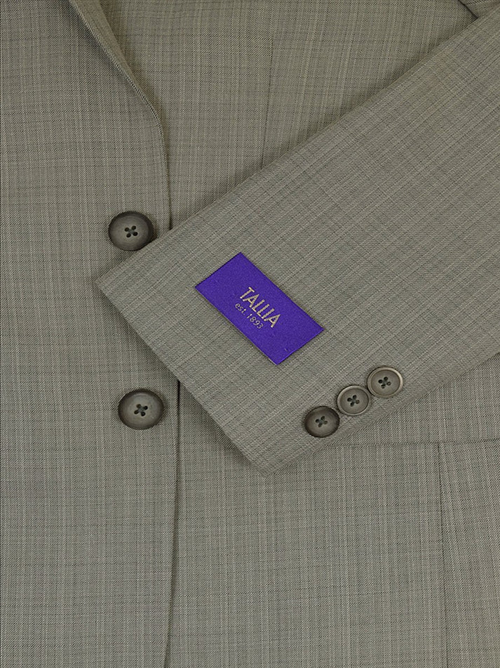 Tallia Purple 15848 80% Polyester/20% Rayon Boy's Suit - Sharkskin - Tan