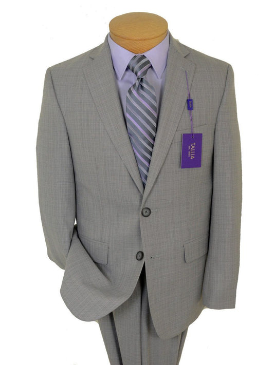 Tallia Purple 19118 80% Polyester / 20% Rayon Boy's 2-Piece Suit - Sharkskin - 2-Button Single Breasted Jacket, Plain Front Pant Boys Suit Tallia 