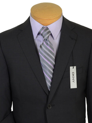 Image of DKNY 19213 100% Wool Boy's 2-Piece Suit - Weave - 2-Button Single Breasted Jacket, Plain Front Pant Boys Suit DKNY 