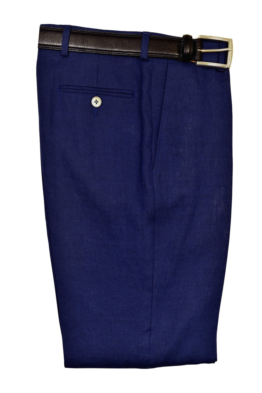 Lauren Ralph Lauren 19520P 100% Linen Boy's Suit Separate Pant - Linen - Blue, Plain Front Boys Suit Separate Pant Lauren 