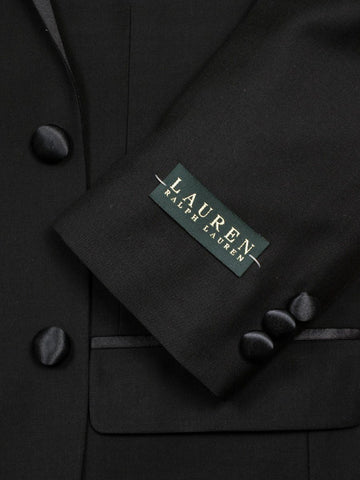 Image of Lauren Ralph Lauren 19588 80% Polyester/ 20% Rayon Boy's 2-Piece Suit - Tuxedo - 2-Button Single Breasted Jacket, Plain Front Pant From Boys Tuxedo Lauren 