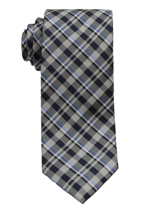 Boy's Tie 19756 Silver/Navy Boys Tie Heritage House 