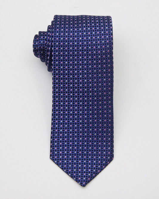 Boy's Tie 20644 Navy/Pink Boys Tie Heritage House 