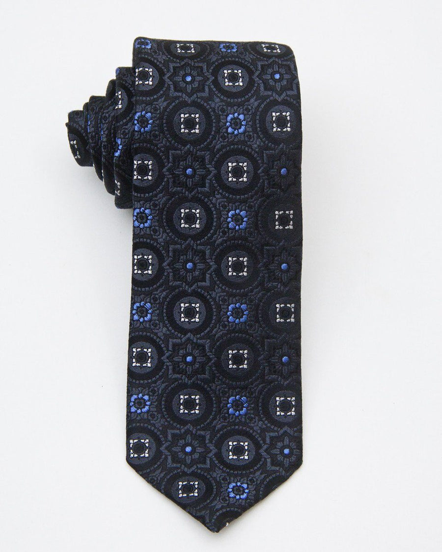 Boy's Tie 20678 Black/Blue Boys Tie Heritage House 