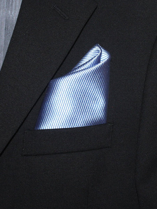 Boy's Pocket Square 21327 Blue Tonal Boys Pocket Square Heritage House 