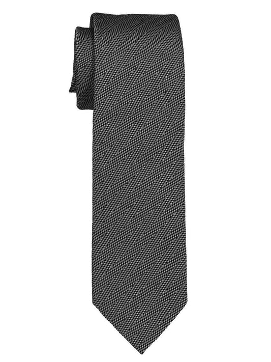 Heritage House 21467 100% Woven Silk Boy's Tie - Tonal Solid - Grey Boys Tie Heritage House 
