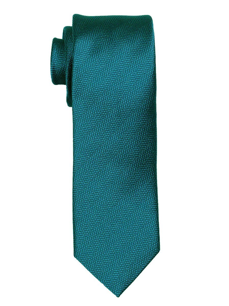 Heritage House 21473 100% Woven Silk Boy's Tie - Tonal Solid - Dark Turquoise Boys Tie Heritage House 