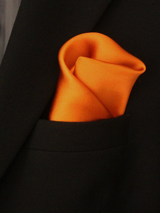 Boy's Pocket Square 21497 Orange Boys Pocket Square Heritage House 