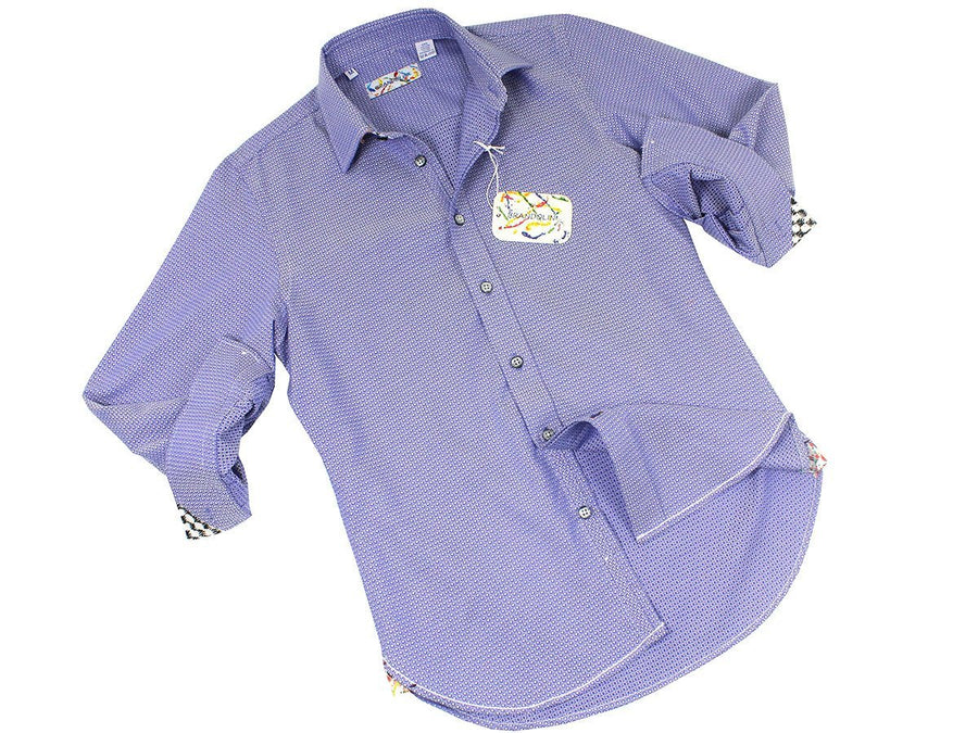 Boy's Sport Shirt 21504 Blue Boys Sport Shirt Brandolini 