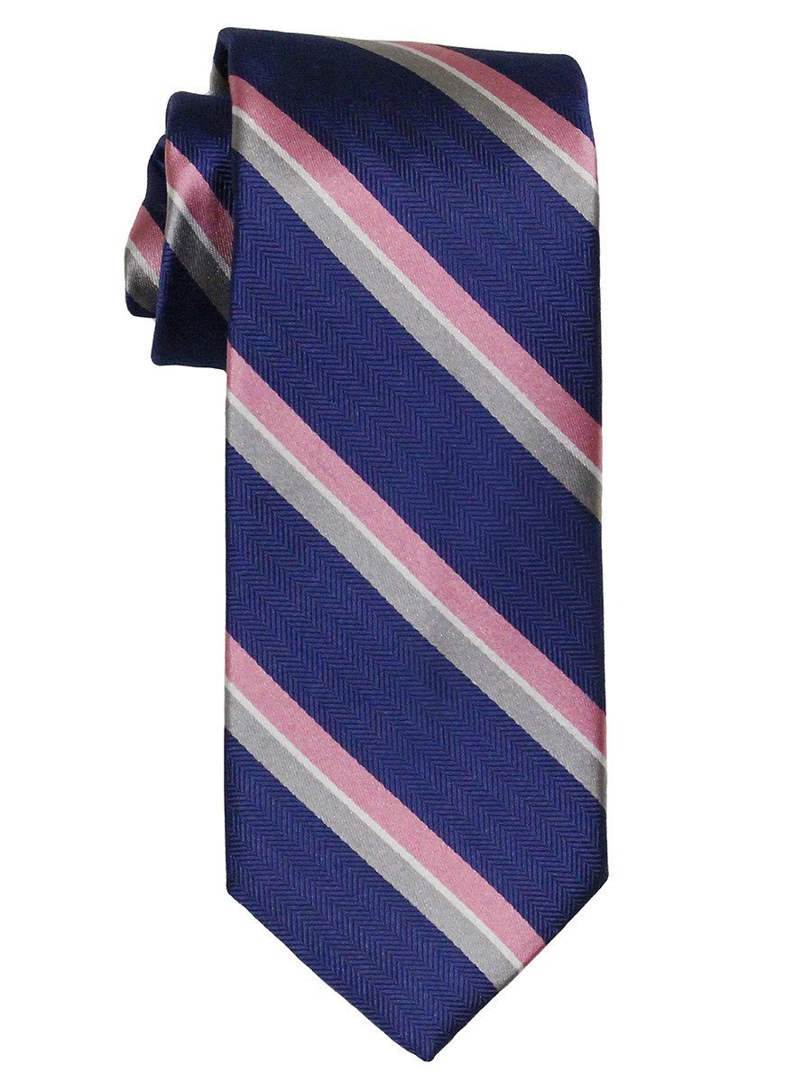 Boy's Tie 21803 Navy/Pink Boys Tie Heritage House 