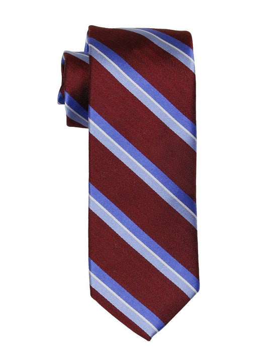 Boy's Tie 21891 Burgundy/Blue Boys Tie Heritage House 