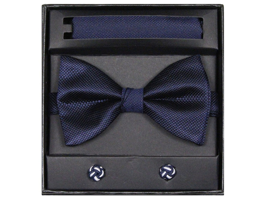 Boy's Bow Tie Box Set 21942 Navy Boys Bow Tie Giorgio Bissoni 