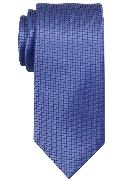 Heritage House 22030 100% Woven Silk Boy's Tie - Neat - Blue Boys Tie Heritage House 