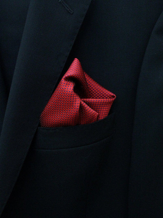 Boy's Pocket Square 22253 Red Boys Pocket Square Heritage House 